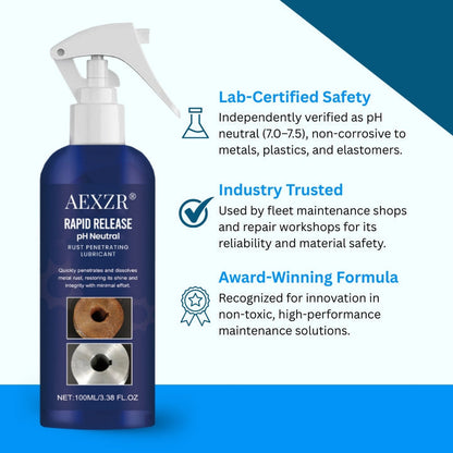 AEXZR® Rapid Release – pH Neutral Rust Penetrating Lubricant | ⏰ Limited Time