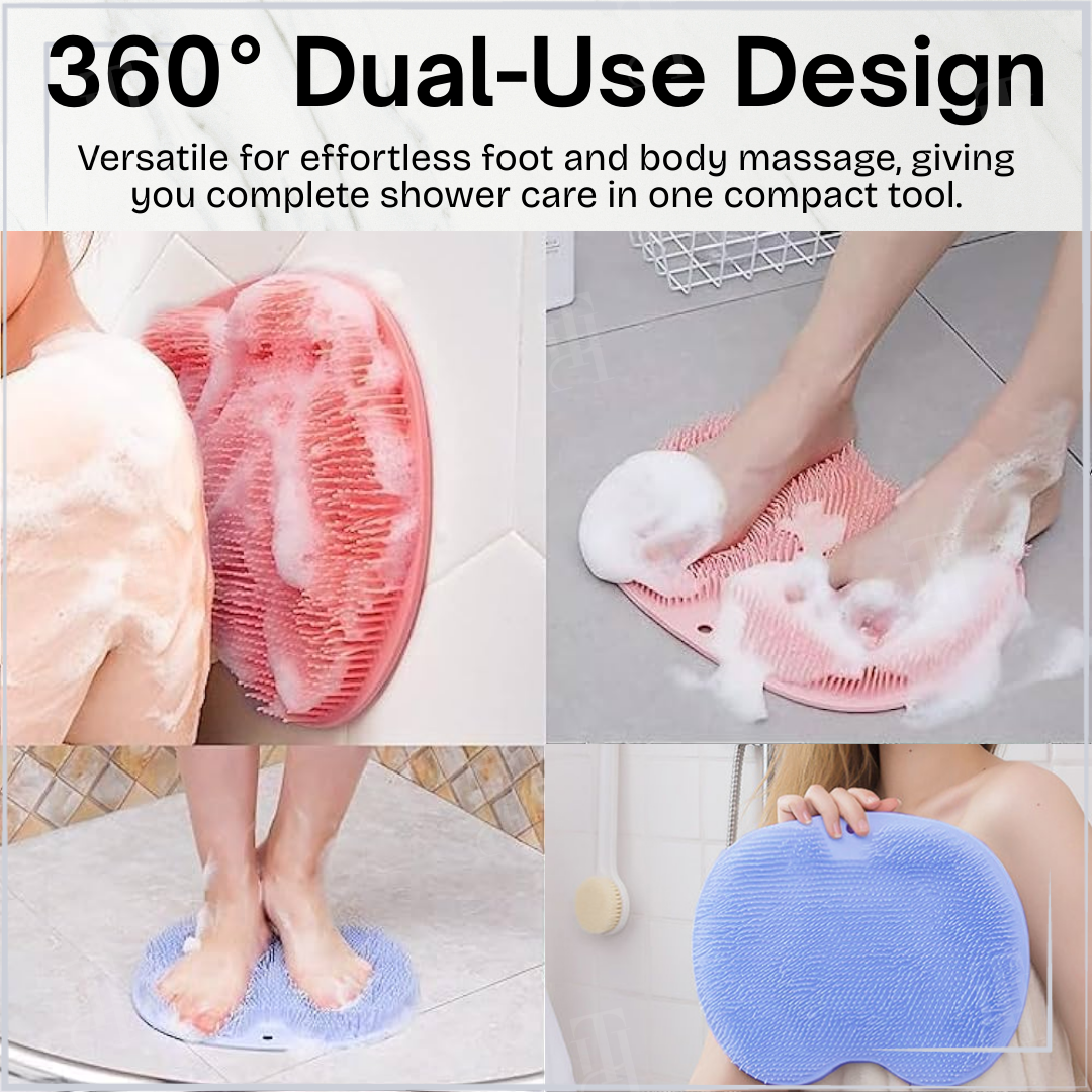 AEXZR™ Shower Dual-Use Scrub & Massage Pad