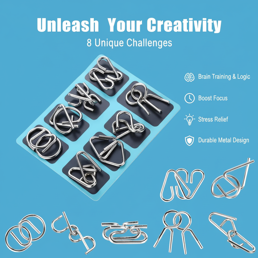 AEXZR® Metal Brain Teaser Puzzles| ⏰ Limited Time!