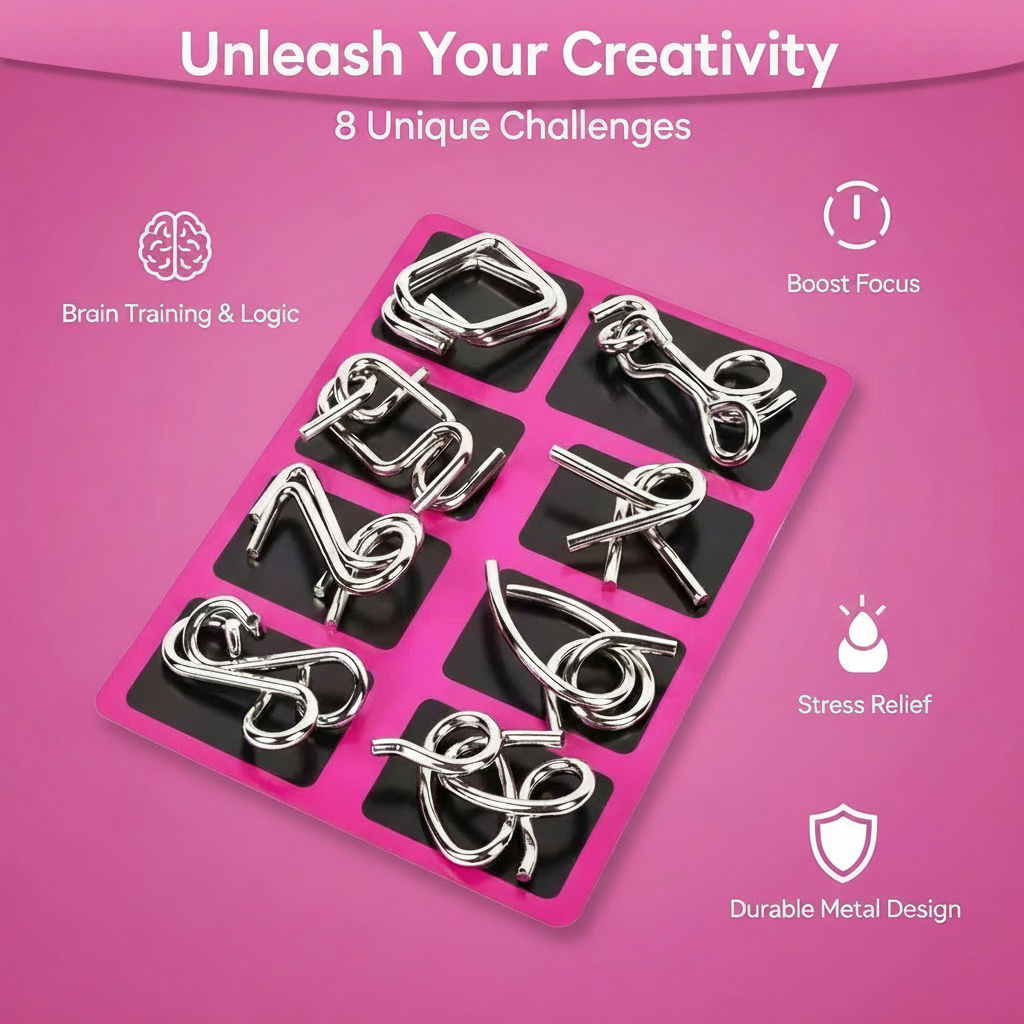 AEXZR® Metal Brain Teaser Puzzles| ⏰ Limited Time!