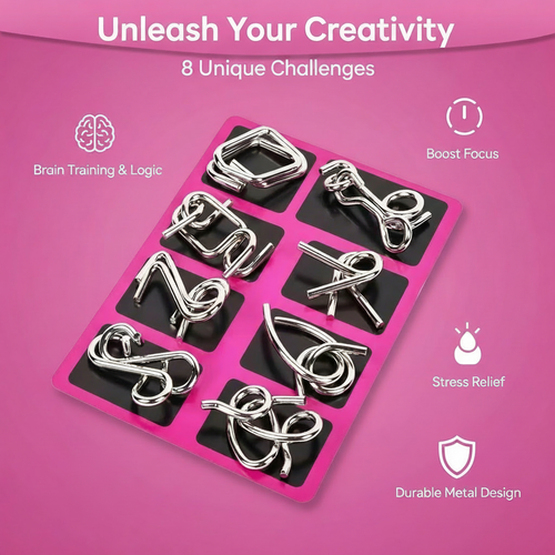 AEXZR® Metal Brain Teaser Puzzles| ⏰ Limited Time!